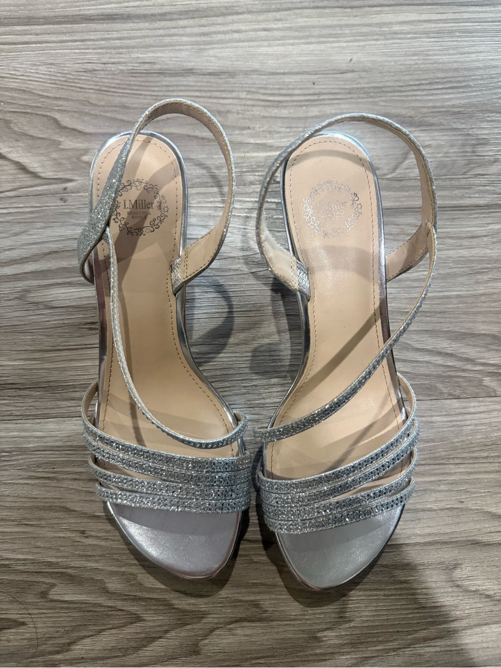 Silver Sparkly Heels